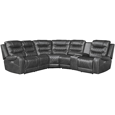 6-Piece Power Reclining Sectional Sofa