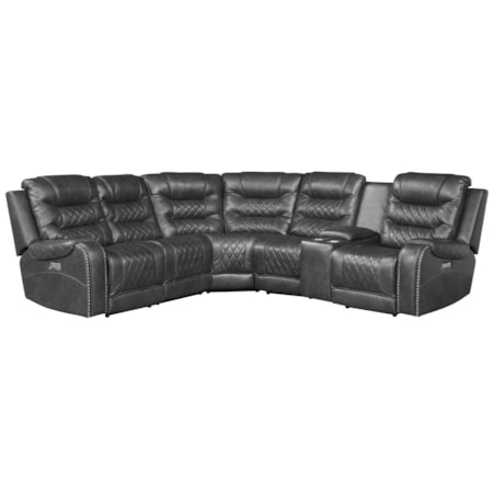 6-Piece Power Reclining Sectional Sofa