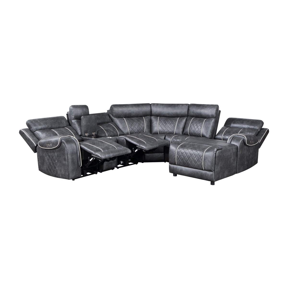 6-Piece Power Reclining Sectional Sofa