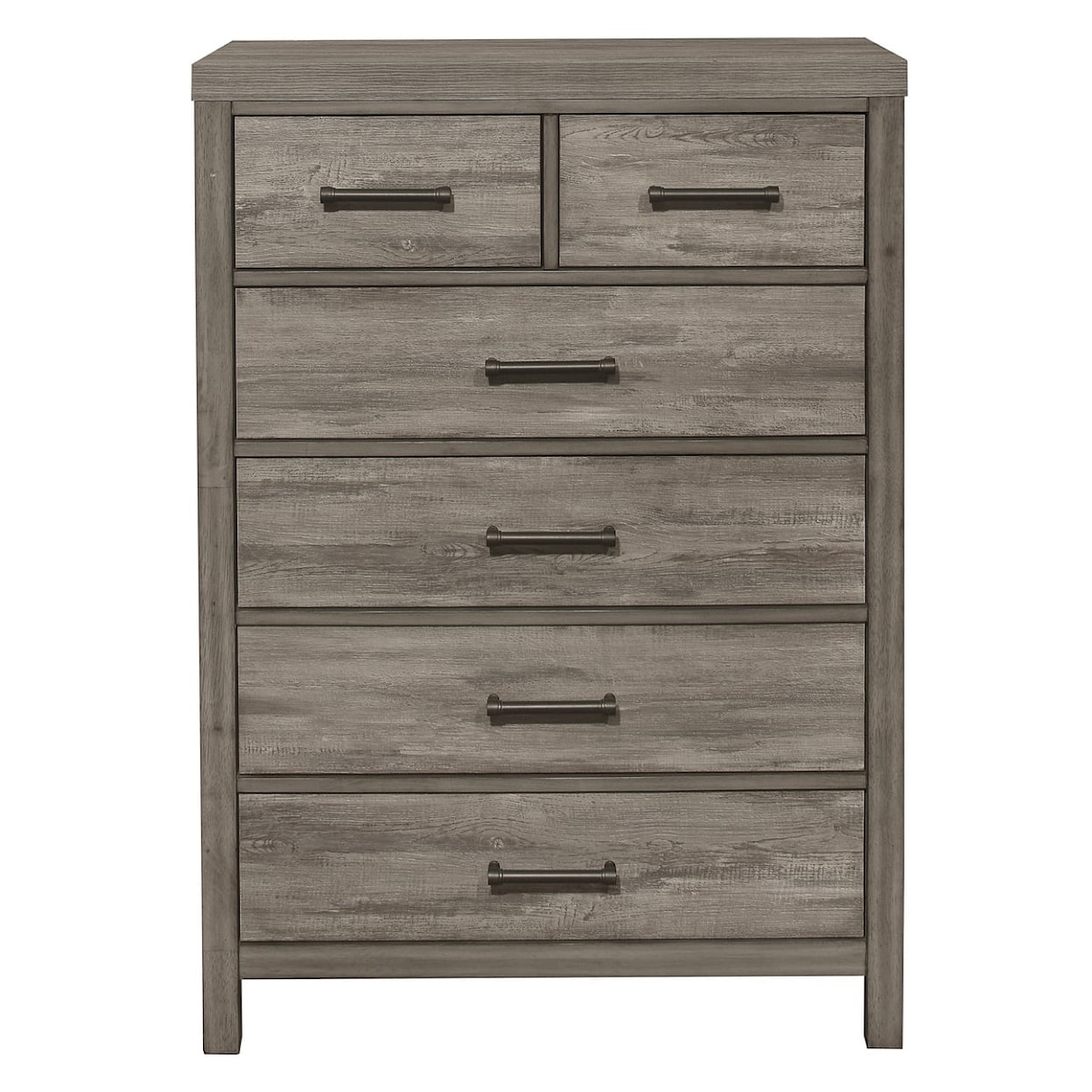 Homelegance Furniture Bainbridge 6-Drawer Chest with Bar Pulls