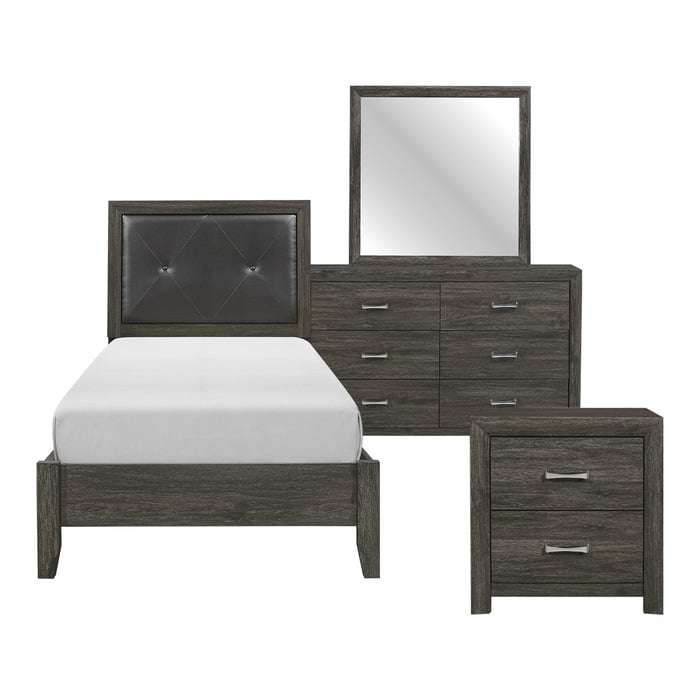 Homelegance Edina 2145TNP-1*4 Contemporary 4-Piece Queen Bedroom Set ...