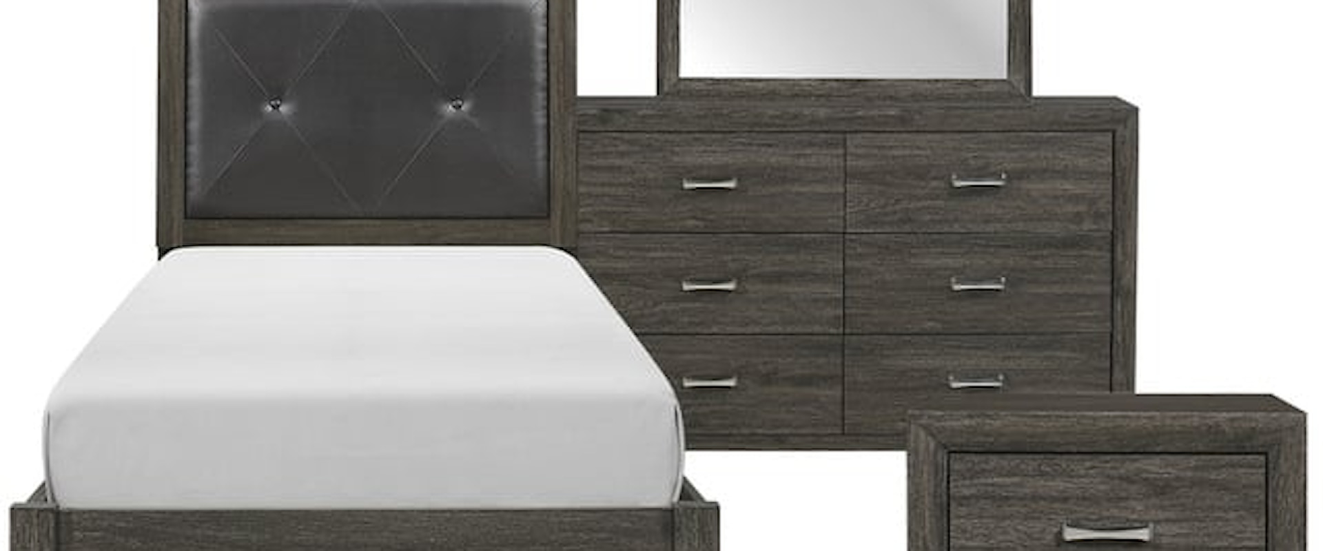 Contemporary 4-Piece Queen Bedroom Set