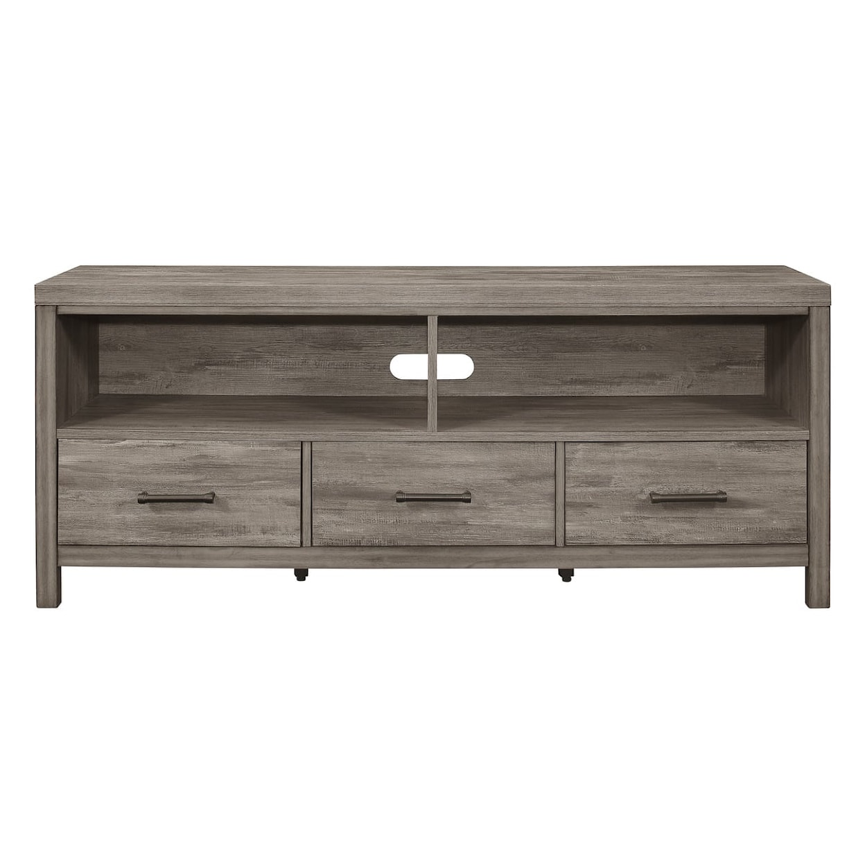 Homelegance Furniture Bainbridge TV Stand with 2 Open Storage Cabinets