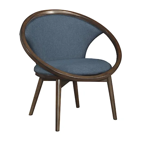 Mid-Century Modern Upholstered Accent Chair