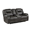 Homelegance Gainesville Reclining Console Loveseat