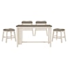 Homelegance Timbre 5-Piece Counter Height Dining Set