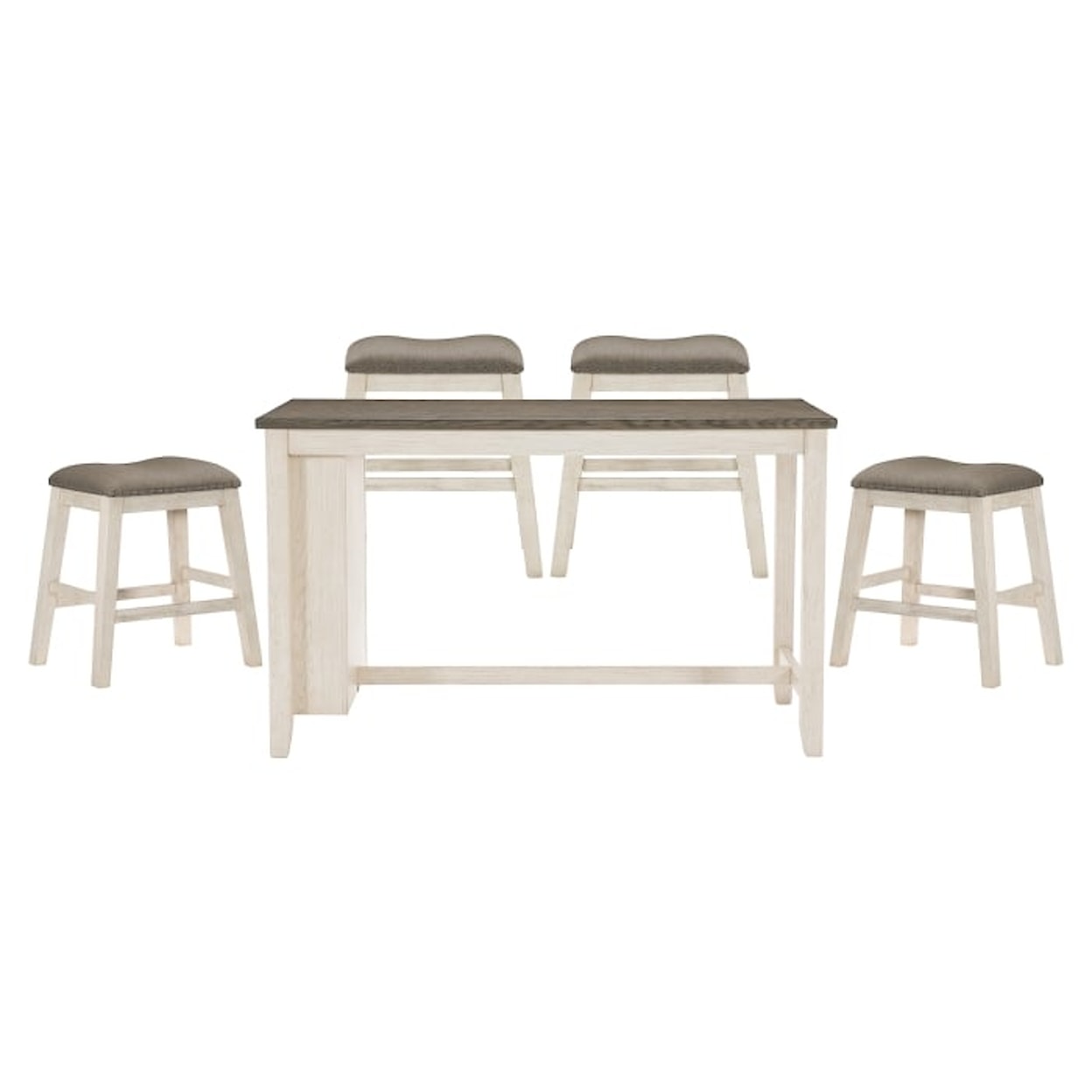 Homelegance Furniture Timbre 5-Piece Counter Height Dining Set