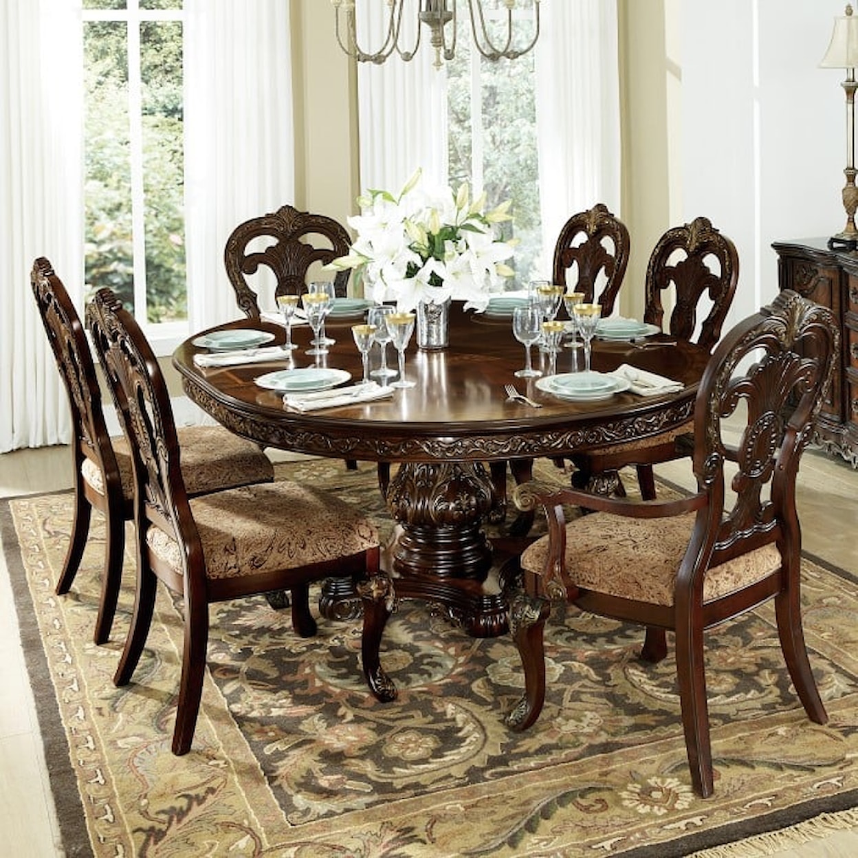 Homelegance Deryn Park Round Dining Table