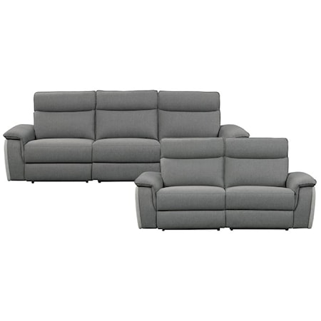 2-Piece Power Reclining Living Room Set