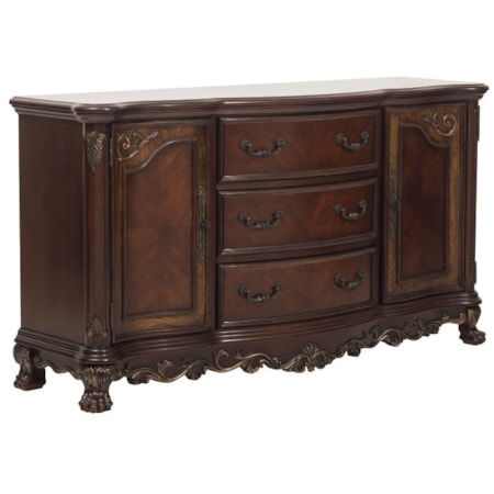 3-Drawer Dining Server