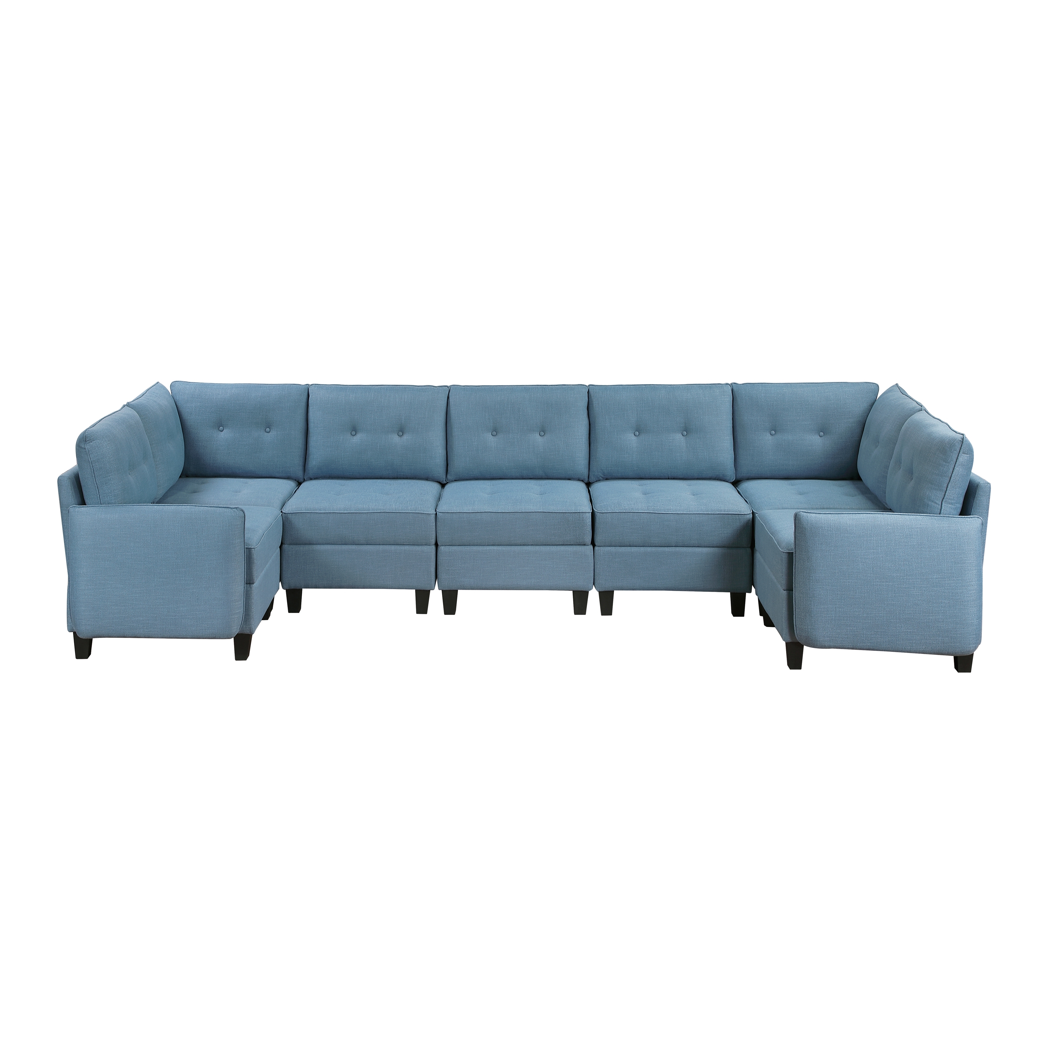 7-Piece Sectional Sofa with Storage