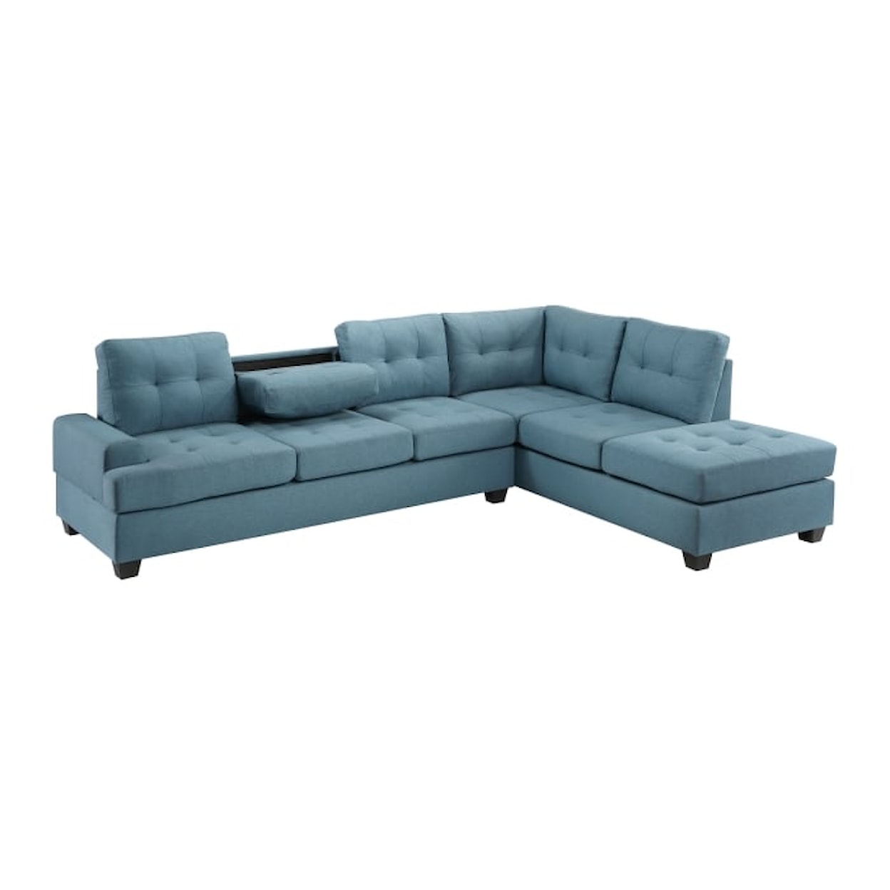 Homelegance Dunstan 2-Piece Reversible Sectional Sofa