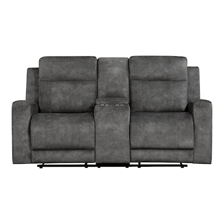 Double Manual Reclining Loveseat