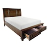 Homelegance Furniture Cumberland CA King Sleigh  Bed with FB Storage