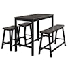 Homelegance Visby 4-Piece Counter Height Dining Set