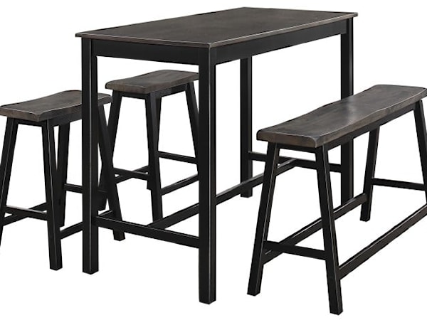 4-Piece Counter Height Dining Set