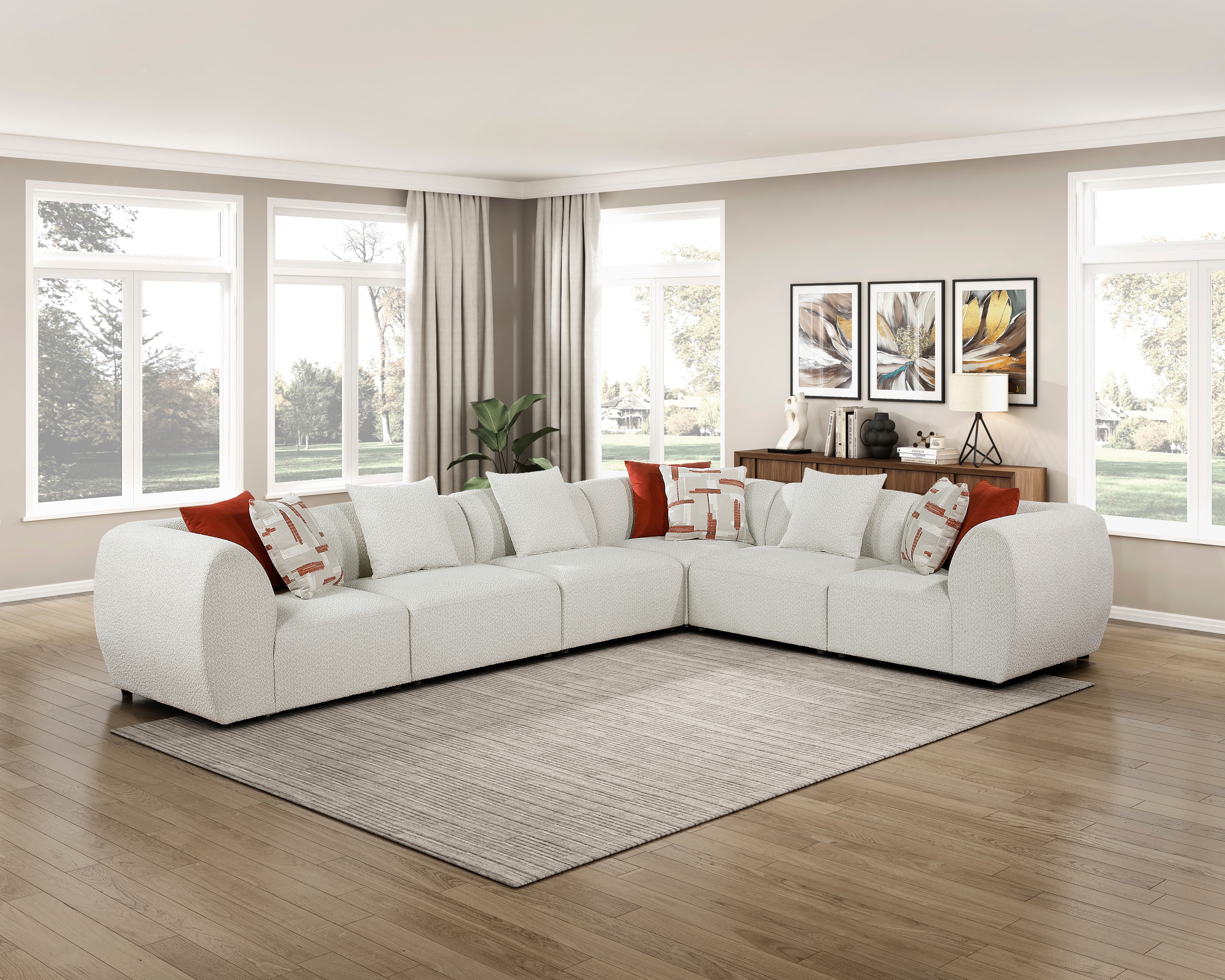 Homelegance Franz 6-Piece Sectional Sofa