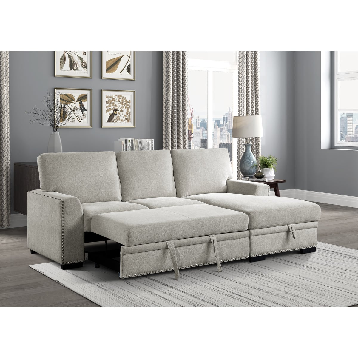 Homelegance Morelia 2-Piece Sectional Sofa