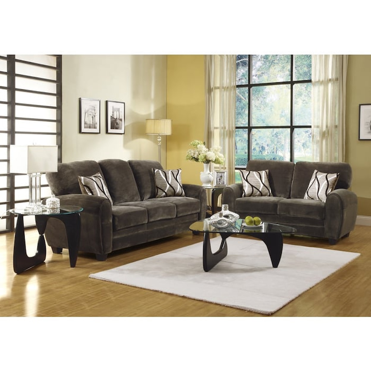 Homelegance Rubin 2-Piece Living Room Set