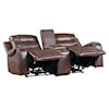 Homelegance Furniture Putnam Power Double Reclining Loveseat