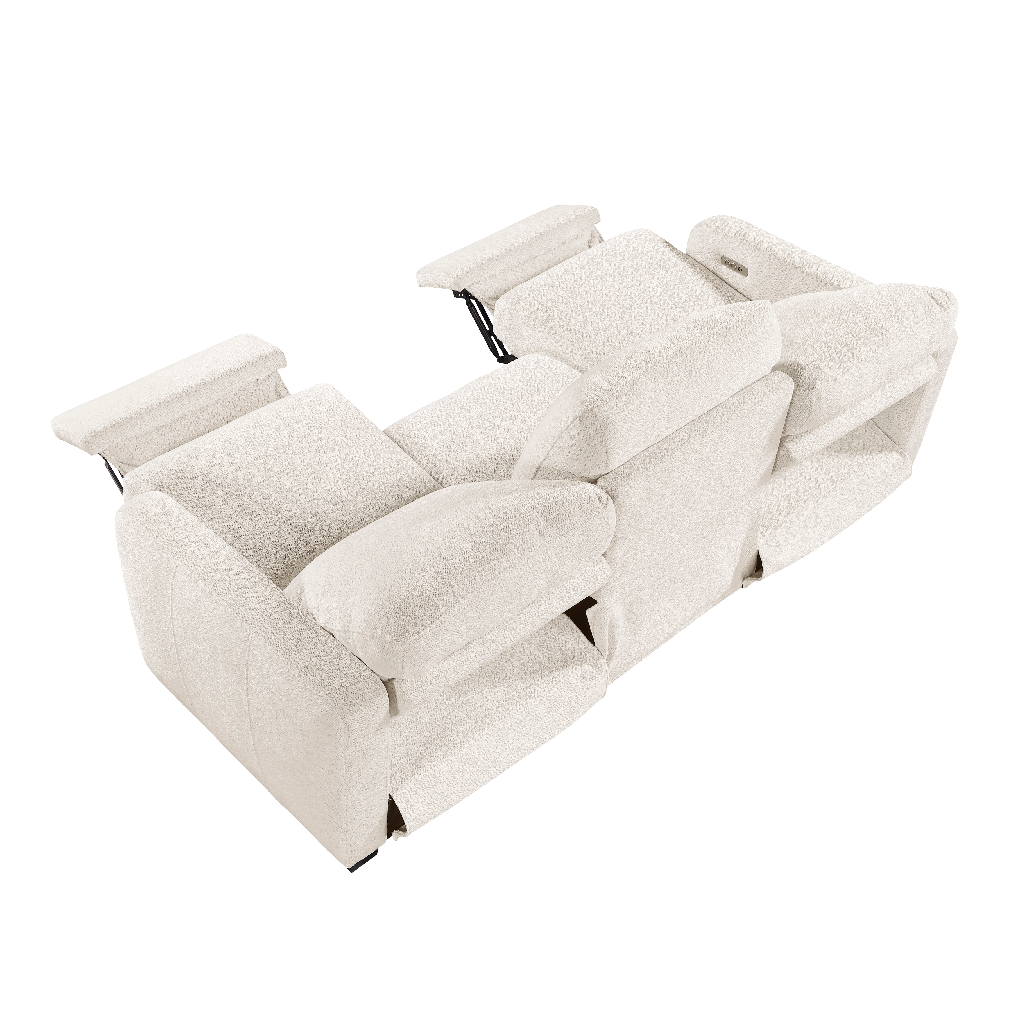 Homelegance Vera Modern Double-Reclining Sofa