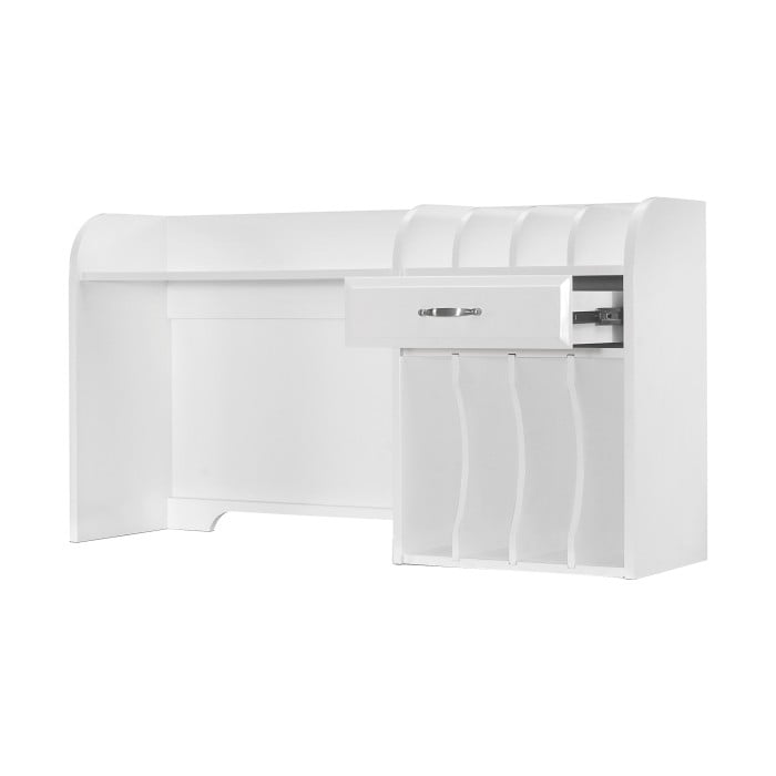 Homelegance Blanche 4-Piece Corner Desk