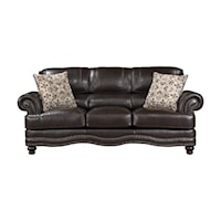 Traditional Sofa with Nailhead Trim