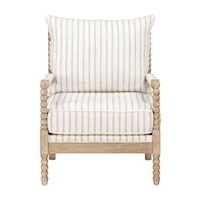 Transitional Upholstered Accent Chair