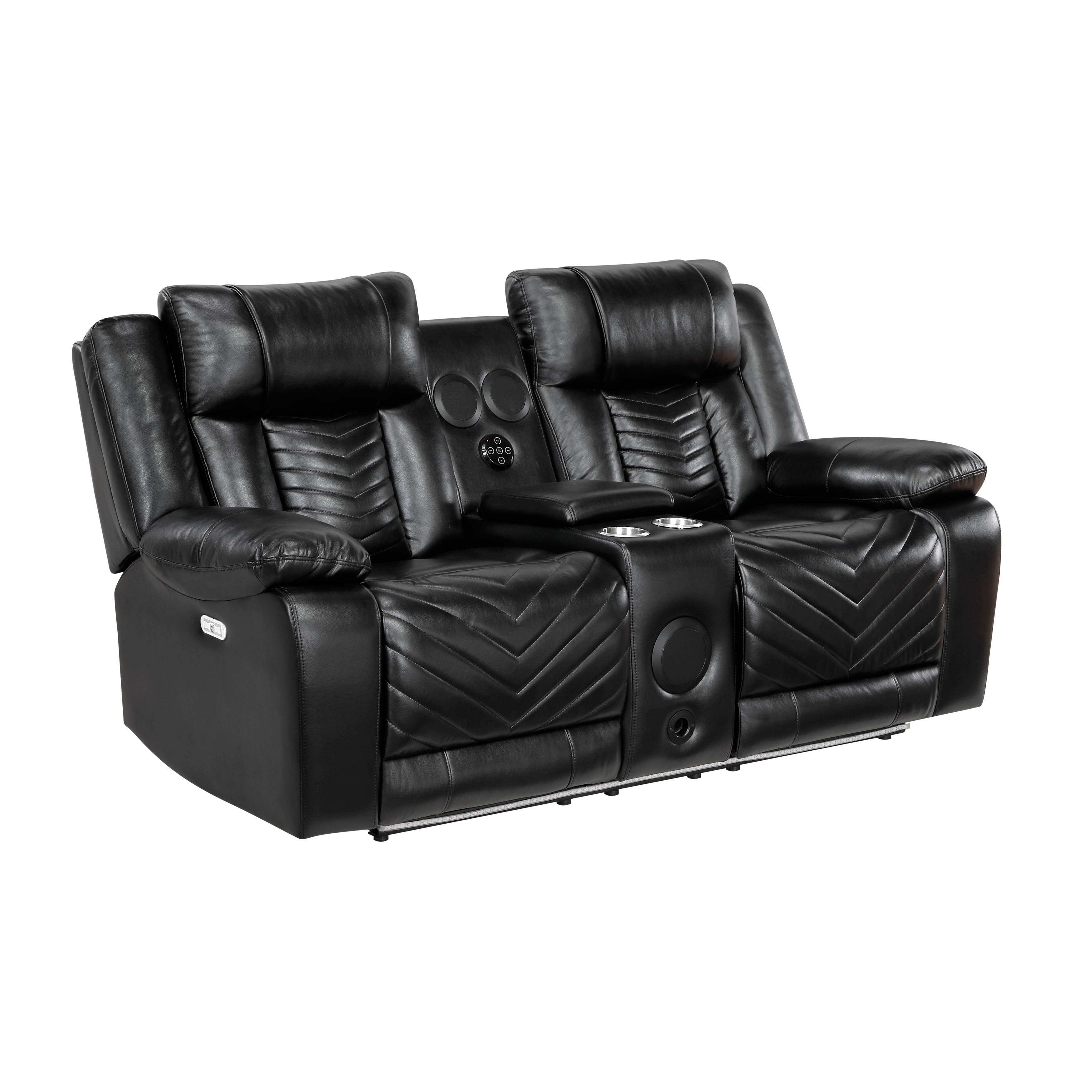 Homelegance Huron 2-Piece Double Power Reclining Set
