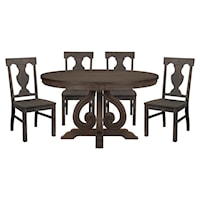 Traditional 5-Piece Dining Set