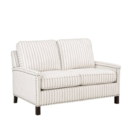 Striped Loveseat