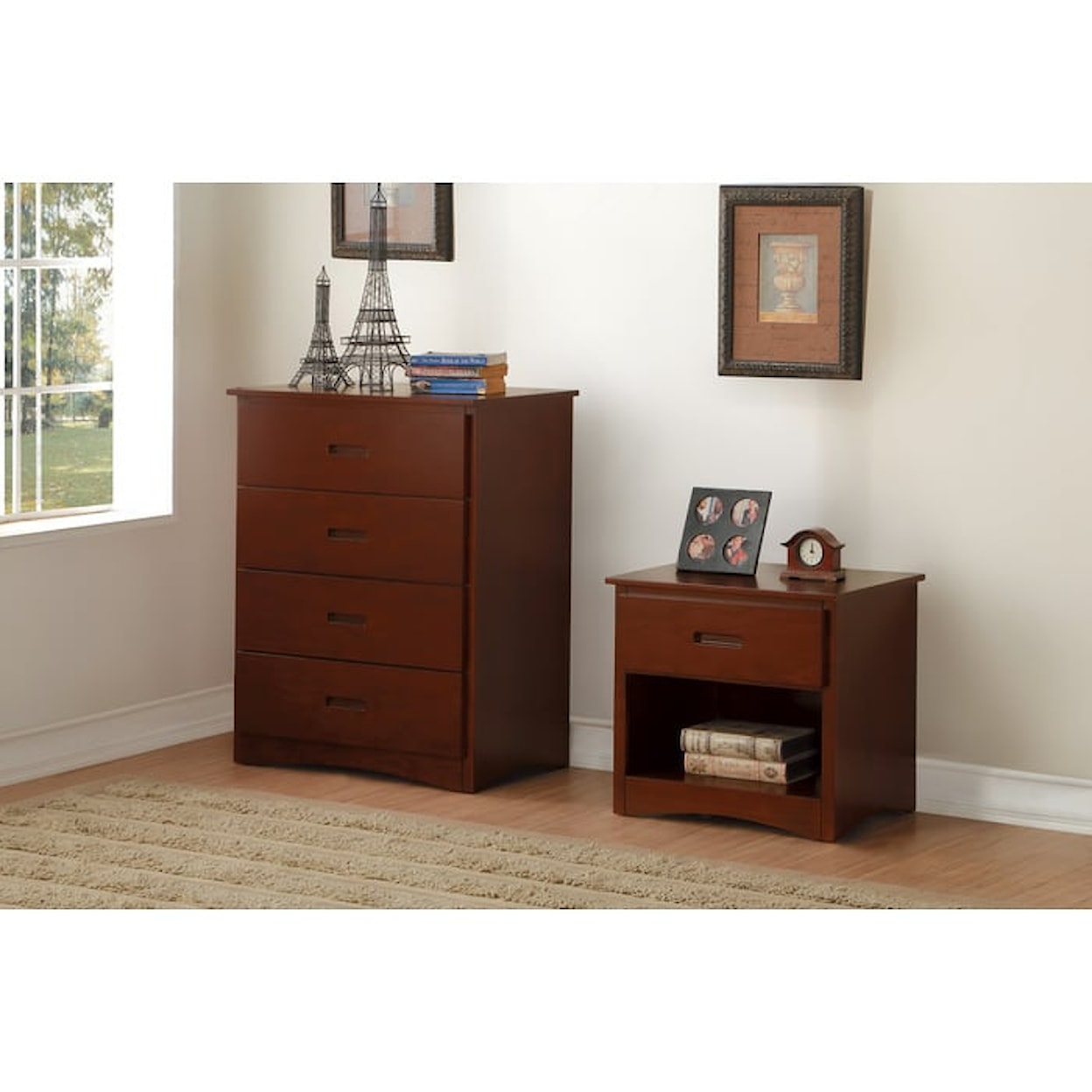 Home Style Cherry Youth Night Stand