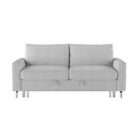 Transitional Convertible Studio Sofa with Pull-Out Bed