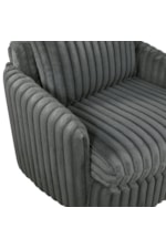 Homelegance 9539 Contemporary Swivel Chair with Pillow