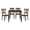 Homelegance Furniture Rivera 5-Piece Dinette Set