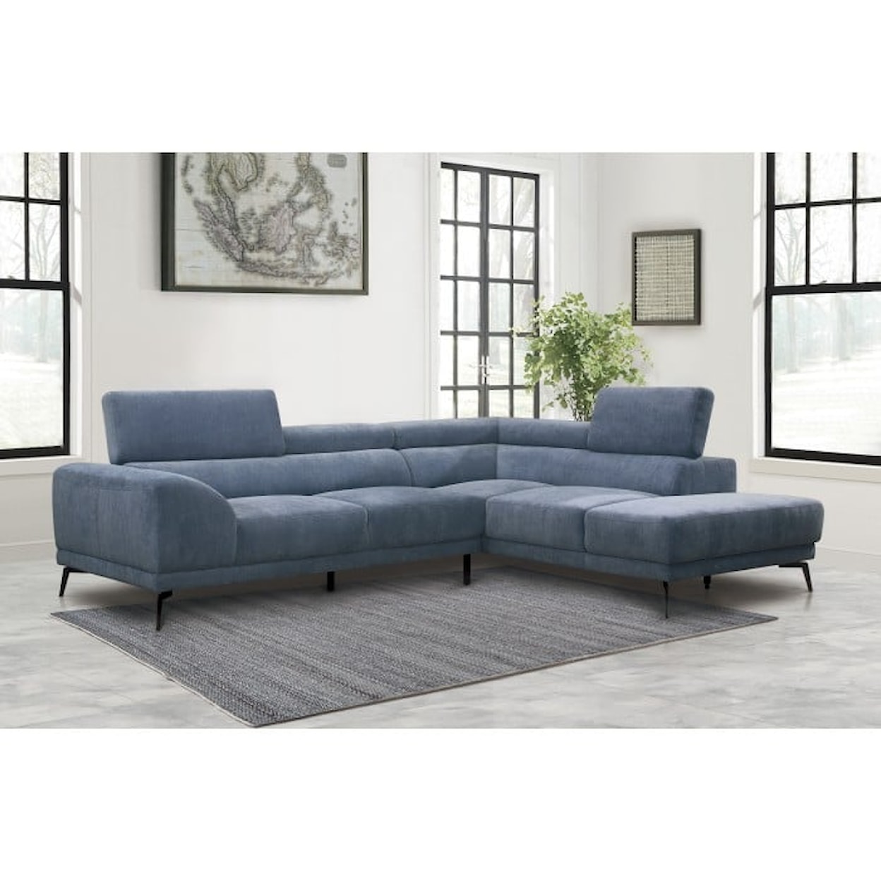 Homelegance Furniture Medora 2-Piece Sectional