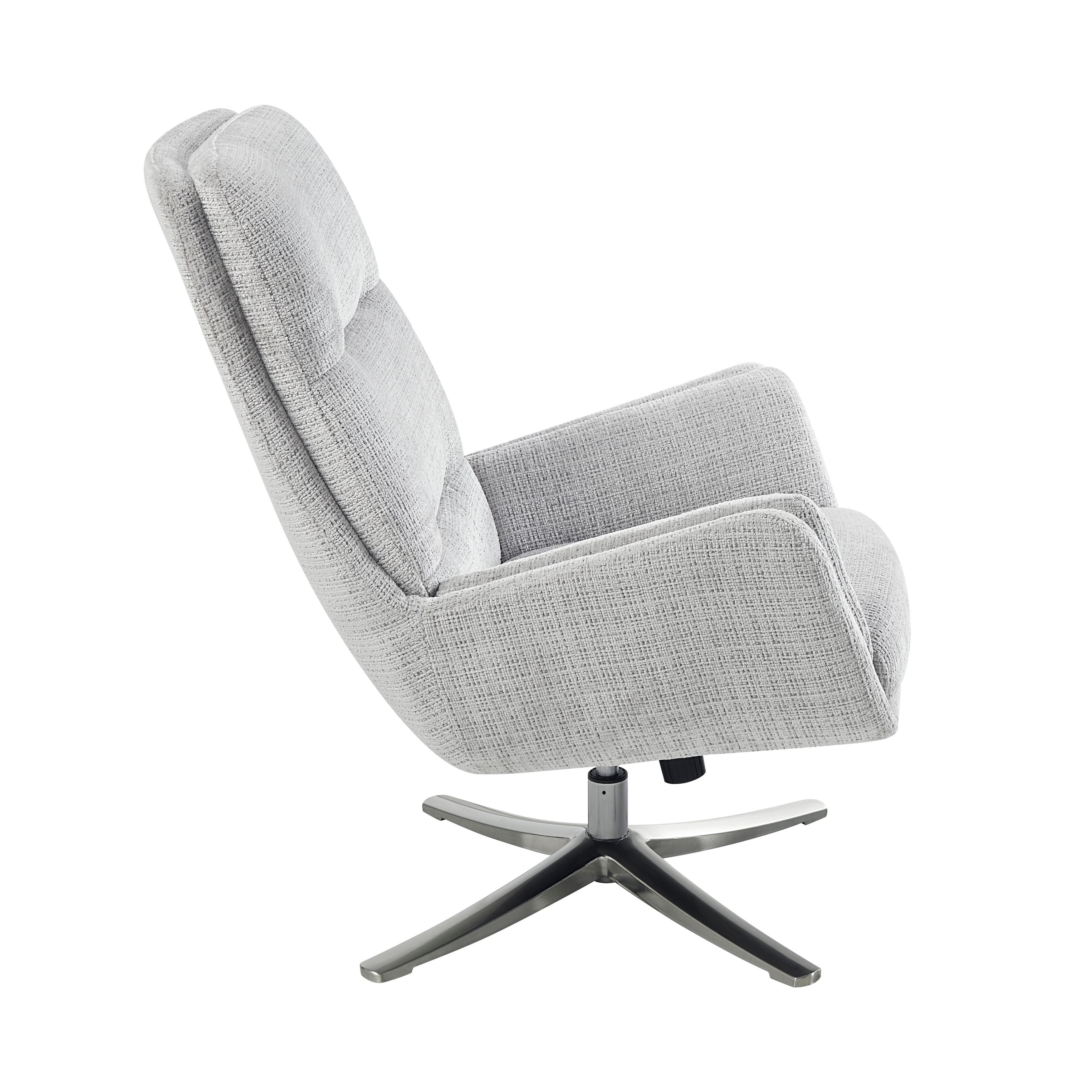 Homelegance Parker Swivel Chair with Ottoman
