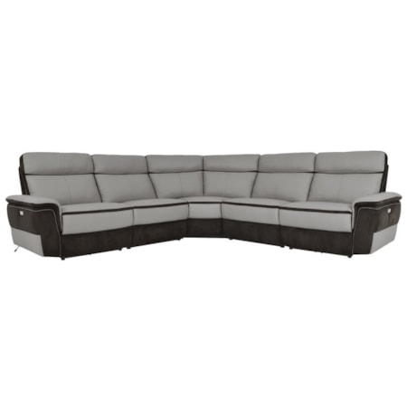 5-Piece Power Reclining Sectional Sofa