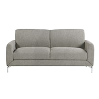 Casual Sofa with Metal Feet