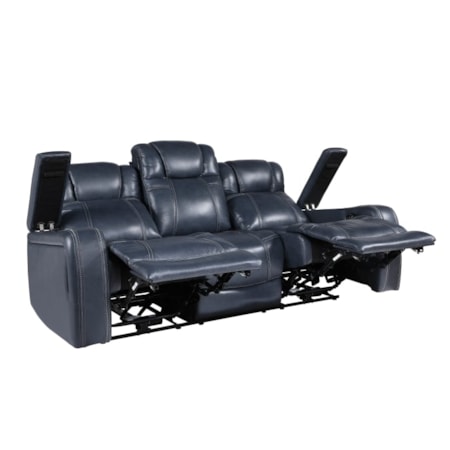 Power Reclining Sofa w/Power Headrests