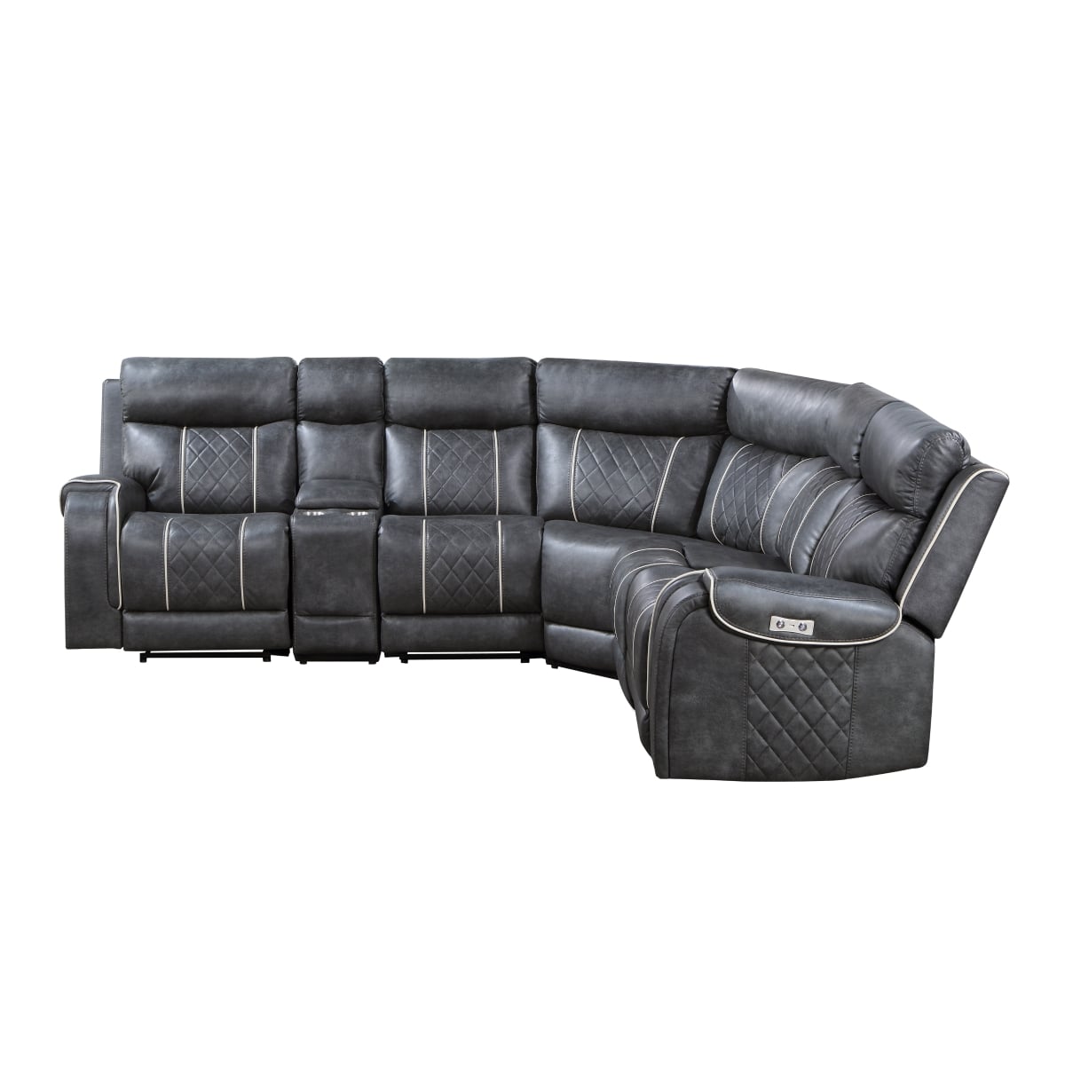6-Piece Modular Power Reclining Sectional