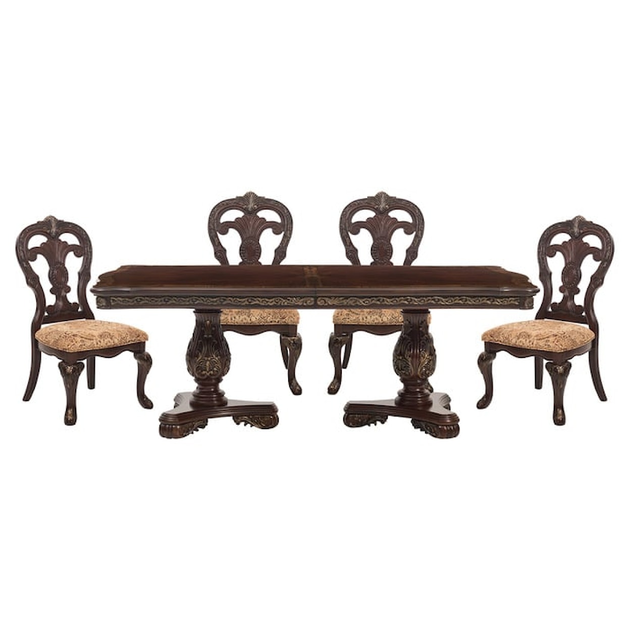 Homelegance Furniture Deryn Park 5-Piece Dining Set