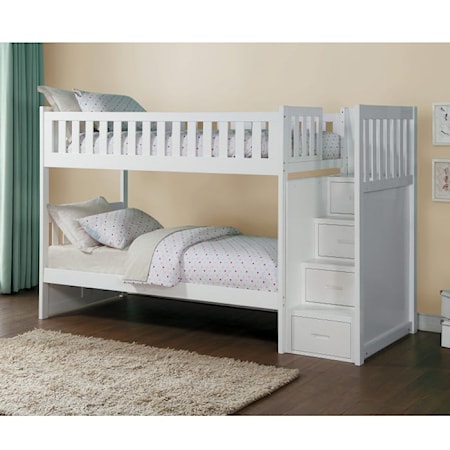 Twin/Twin Step Bunk Bed