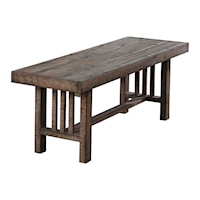 Codie Rustic Dining Bench