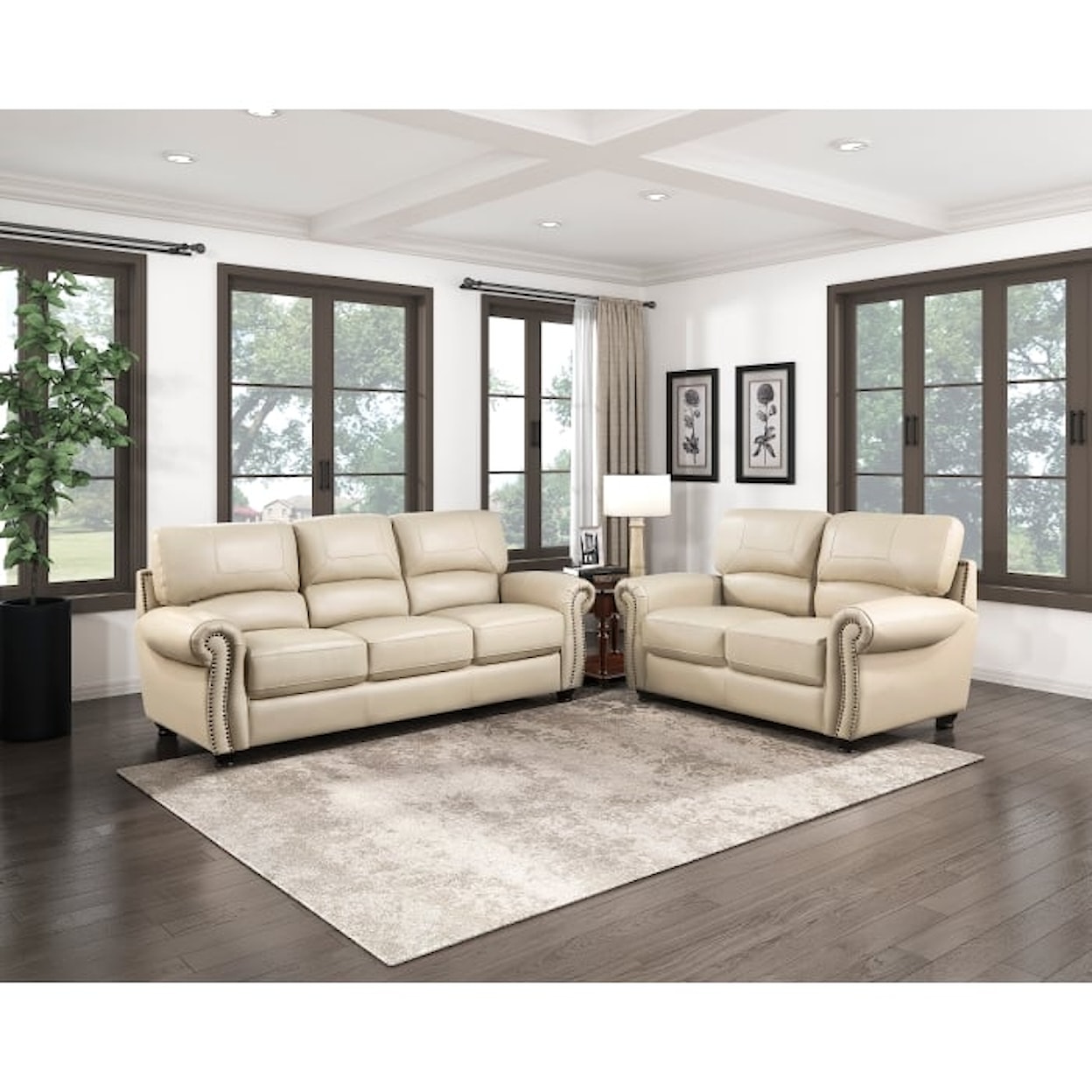 Homelegance Foxborough 2-Piece Living Room Set