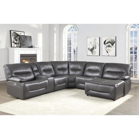 6-Piece Power Reclining Sectional Sofa