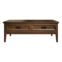 Transitional 2-Drawer Cocktail Table