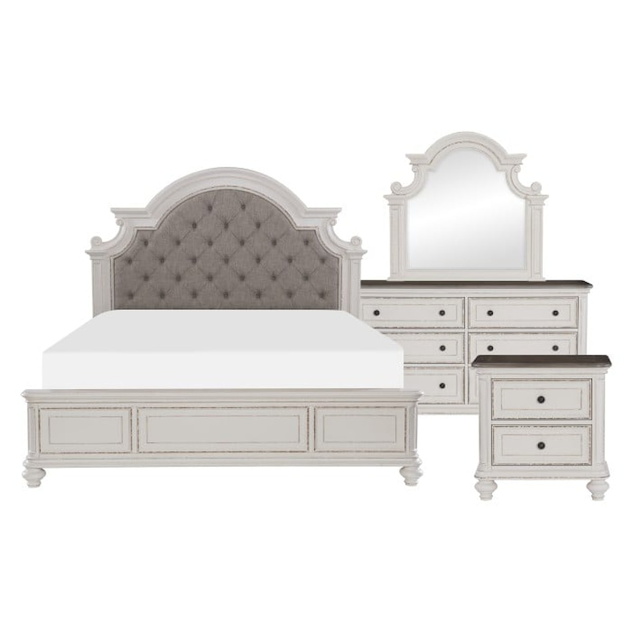 Homelegance Furniture Baylesford 4-Piece Queen Bedroom Set