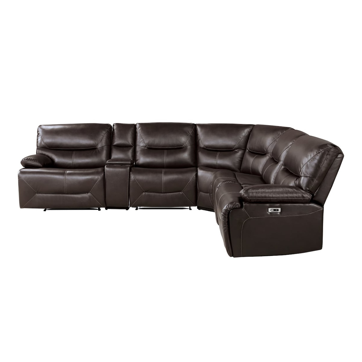 Homelegance Dyersburg 6-Piece Power Reclining Sectional Sofa