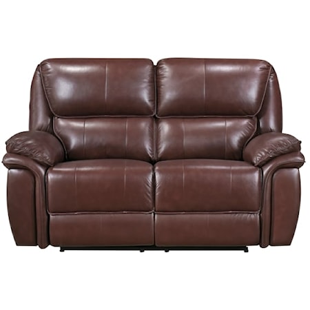 Transitional Double Reclining Loveseat